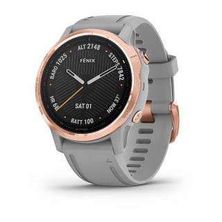 fēnix® 6S Pro and Sapphire (Rose Gold avec bracelet gris)