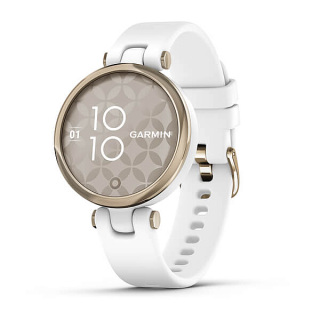 Lily™ (Lily™, Edition Sport, Light Gold avec bracelet en silicone blanc)