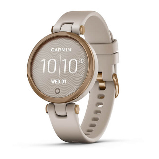 Lily™ (Lily™, Edition Sport, Rose Gold avec bracelet en silicone beige)