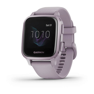 Venu Sq (Venu® Sq, Lavender/Rose Purple avec bracelet silicone Lavender)