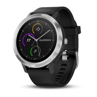 vívoactive® 3 (Silver avec bracelet silicone noir)