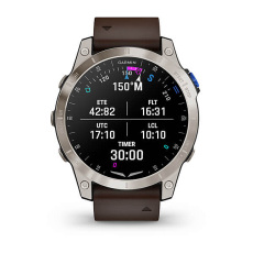 D2™ Mach 1 (Aviator Smartwatch with Oxford Brown Leather Band)