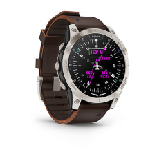 D2™ Mach 1 (Aviator Smartwatch with Oxford Brown Leather Band)