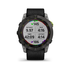 Enduro™ 2 (Titane avec traitement Carbon Gray DLC et bracelet UltraFit en nylon noir)