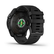 epix™ Pro (Gen 2) Sapphire Edition | 51 mm (Titane avec revêtement en Carbon Gray DLC et bracelet noir)