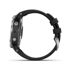 fēnix® 5 Plus (Silver avec bracelet noir)