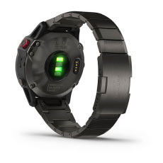 fēnix®  6 - Pro Solar Edition (Titane, Carbon Gray DLC avec bracelet Titane DLC)