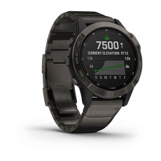 fēnix®  6 - Pro Solar Edition (Titane, Carbon Gray DLC avec bracelet Titane DLC)