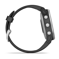 fēnix® 6S (fēnix® 6S, silver avec bracelet noir)