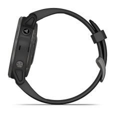 fēnix® 6S Pro and Sapphire (Carbon Gray DLC avec bracelet noir)