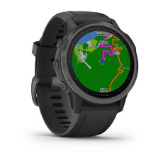 fēnix® 6S Pro and Sapphire (Carbon Gray DLC avec bracelet noir)