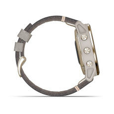 fēnix® 6S Pro and Sapphire (Gold Tone avec bracelet en Daim gris)