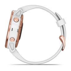 fēnix® 6S Pro and Sapphire (Rose Gold avec bracelet blanc)