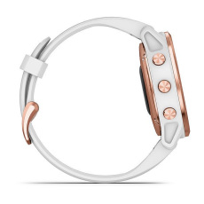 fēnix® 6S Pro and Sapphire (Rose Gold avec bracelet blanc)