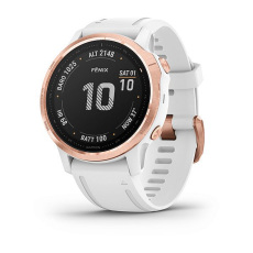 fēnix® 6S Pro and Sapphire (Rose Gold avec bracelet blanc)