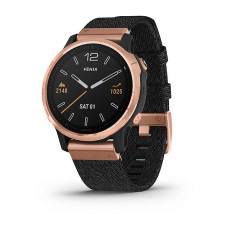 fēnix® 6S Pro and Sapphire (Rose Gold avec bracelet en nylon noir)