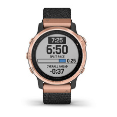 fēnix® 6S Pro and Sapphire (Rose Gold avec bracelet en nylon noir)