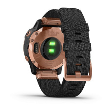 fēnix® 6S Pro and Sapphire (Rose Gold avec bracelet en nylon noir)