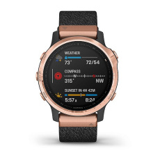 fēnix® 6S Pro and Sapphire (Rose Gold avec bracelet en nylon noir)