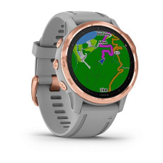 fēnix® 6S Pro and Sapphire (Rose Gold avec bracelet gris)