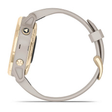 fēnix® 6S Pro Solar (Light Gold avec bracelet beige)