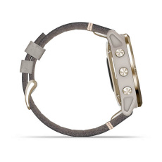 fēnix® 6S Pro Solar (Light Gold avec bracelet Daim gris)