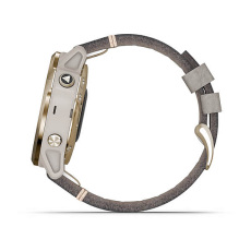 fēnix® 6S Pro Solar (Light Gold avec bracelet Daim gris)