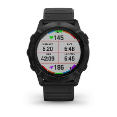 fēnix® 6X - Pro and Sapphire editions (Noire avec bracelet noir)
