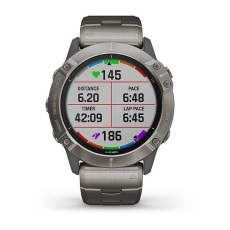 fenix® 6X - Pro Solar Edition (titane avec bracelet en titane)