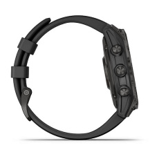 fēnix® 7 – Sapphire Solar Edition (Titane avec revêtement Black DLC et bracelet noir)