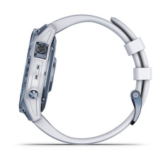 fēnix® 7 – Sapphire Solar Edition (Titane avec revêtement Cobalt Blue DLC et bracelet blanc)