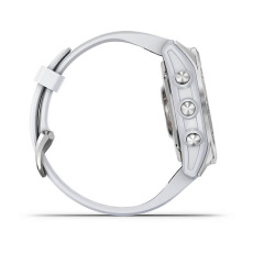 fēnix® 7S – Standard Edition (Silver avec bracelet blanc)