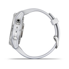 fēnix® 7S – Standard Edition (Silver avec bracelet blanc)