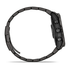 fēnix® 7X Pro Sapphire Solar Edition (Titane avec revêtement en Carbon Gray DLC et bracelet en titane)