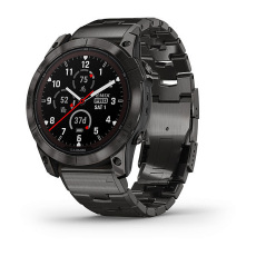 fēnix® 7X Pro Sapphire Solar Edition (Titane avec revêtement en Carbon Gray DLC et bracelet en titane)