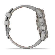 fēnix® 7X Pro Sapphire Solar Edition (Titanium avec bracelet gris / orange)