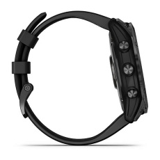 fēnix® 7X – Solar Edition (Gray avec bracelet noir)