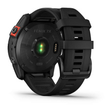 fēnix® 7X – Solar Edition (Gray avec bracelet noir)