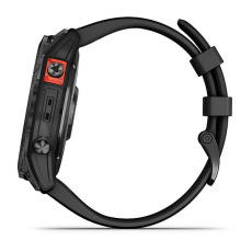 fēnix® 7X – Solar Edition (Gray avec bracelet noir)