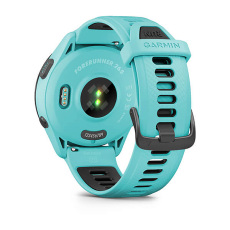 Forerunner® 265 (turquoise et bracelet en silicone turquoise/noir)