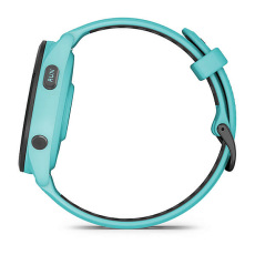 Forerunner® 265 (turquoise et bracelet en silicone turquoise/noir)