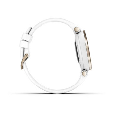 Lily™ (Lily™, Edition Sport, Light Gold avec bracelet en silicone blanc)