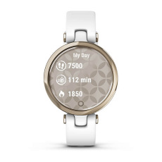 Lily™ (Lily™, Edition Sport, Light Gold avec bracelet en silicone blanc)