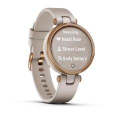 Lily™ (Lily™, Edition Sport, Rose Gold avec bracelet en silicone beige)