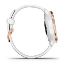 Venu® 2S (Rose Gold avec bracelet silicone blanc)