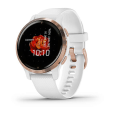 Venu® 2S (Rose Gold avec bracelet silicone blanc)