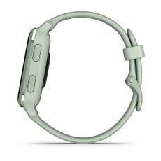 Venu® Sq 2 (Metallic Mint avec bracelet silicone vert d'eau)