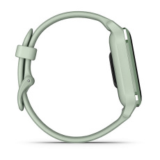 Venu® Sq 2 (Metallic Mint avec bracelet silicone vert d'eau)