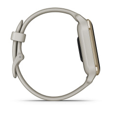 Venu® Sq 2 Music Edition (Cream Gold avec bracelet silicone lin)