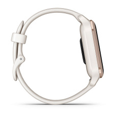 Venu® Sq 2 Music Edition (Peach Gold avec bracelet silicone ivoire)